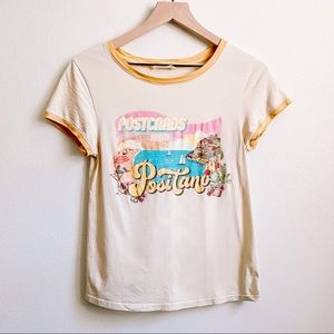 Spell & The Gypsy Positano Organic Girlfriend Tee Cream
